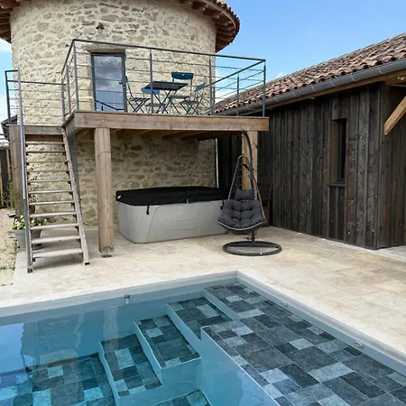 בית נופש Thefrenchmill Saint-Vivien-de-Monségur